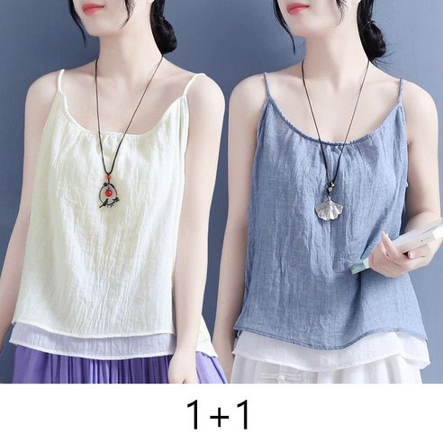 여름 옷 고민 끝! 끈 나시 하나로 시원하고 스타일리시하게!