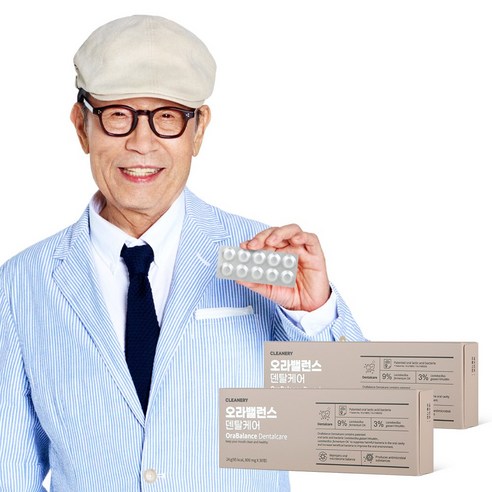 클리너리 오라밸런스 덴탈케어 구강 유산균, 30정, 24g, 2개