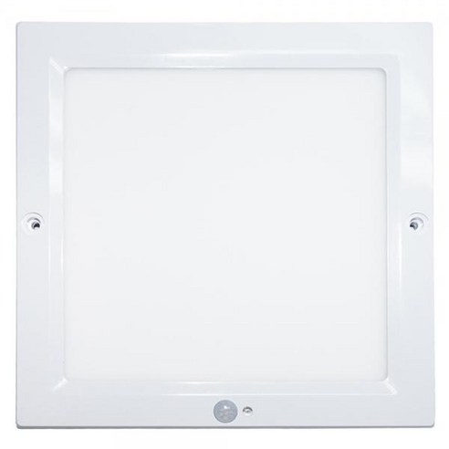 장수램프 엣지 슬림 사각 주광색 LED 센서등 20W 220 x 220 x 18 mm, 사각센서, 1개