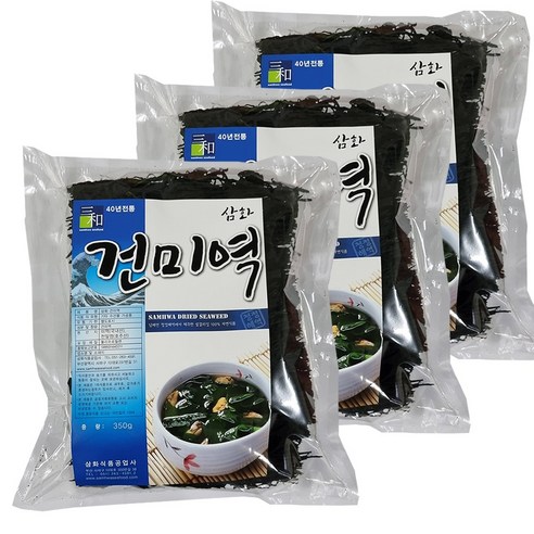 [삼화해조류]완도산 산모미역 500g 최상품 선물용, 1개