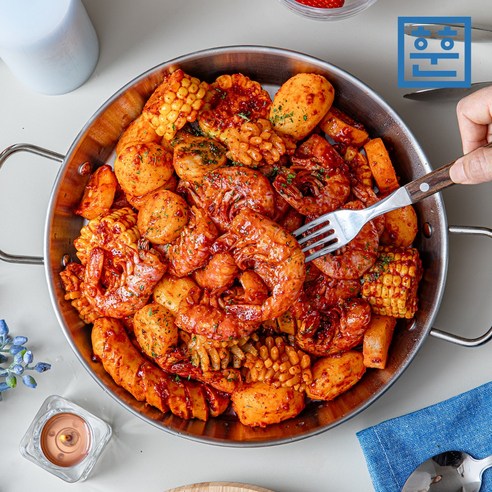 주말 홈파티, 레스토랑 분위기 그대로! 훈훈수산 보일링 씨푸드 SET 솔직 후기 훈훈수산보일링씨푸드