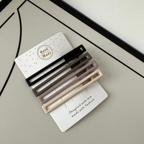 미영스 메탈 집게핀 하나로 답답한 앞머리 고민 해결하고 세련된 스타일 완성!