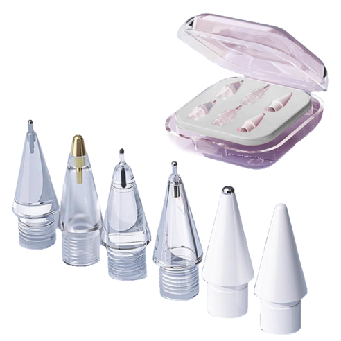 슈퍼리더 애플 펜슬 호환 교체용 펜촉 총 6개입, 1세트, 화이트
