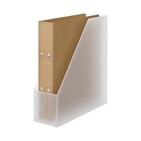 MUJI 무인양품 스탠드 파일박스 A4용 클리어