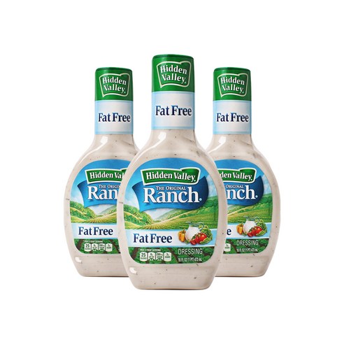 히든밸리 디 오리지널 랜치 드레싱, 473ml, 3개