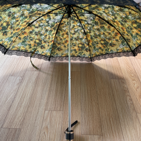 닥스 정품 꽃무늬 레이스 양산