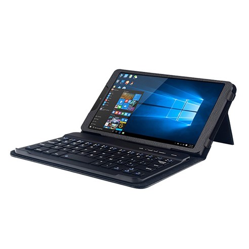 NextFun Tablet PC 8 인치 X5-Z8300 쿼드 코어 프로세서 4GB + 64GB 메모리 가죽 케이스 타블렛 키보드와 함께 Windows10 태블릿, 보여진 바와 같이, 하나