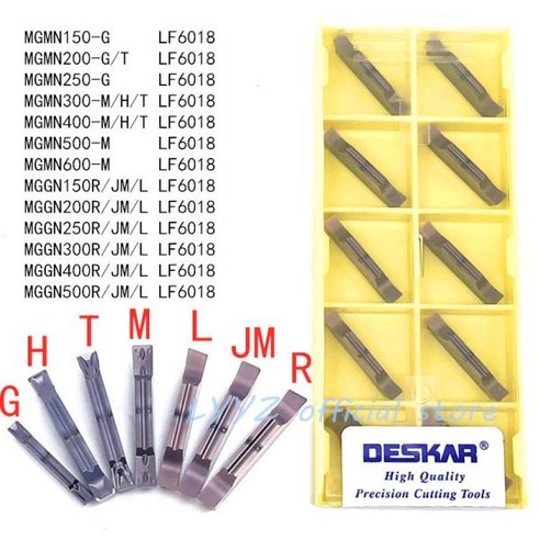 DESKAR MGGN150 200 250 300 400 500R/JM/L MGMN150 200 250 300 400 500 그램/시간/T/M LF6018 터닝 카바, MGGN500, T-LF6018