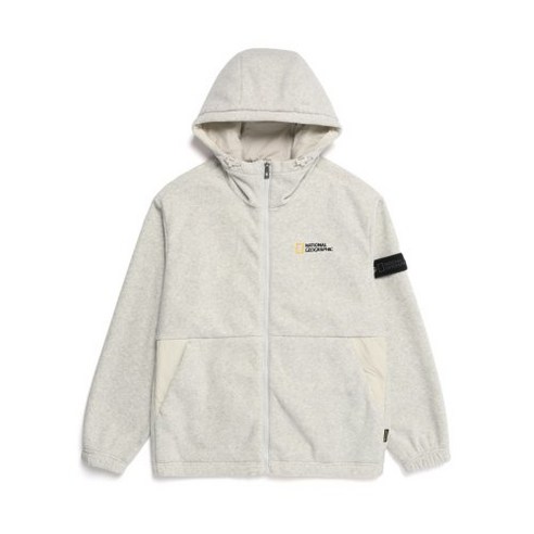 내셔널지오그래픽 N224MFT750 아르케 마이크로 플리스 후드 집업 M IVORY 871186