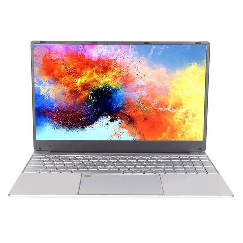 15.6인치 울트라 슬림 노트북 컴퓨터 N5095 프로세서 풀 사이즈 백라이트 키보드 DDR4L 8GB 128GB SSD 1920x1080 FHD 스크린 터치패드 컴퓨터 노트북, 단일, 1개