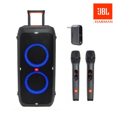 미니스피커 삼성정품 JBL PARTYBOX310 제이비엘 파티박스310+2채널 마이크 AS3 포함, 블랙, PARTYBOX310+AS3 Best Top5