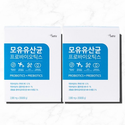 셀핏 모유 유산균 프로바이오틱스 4박스, 60g, 4개