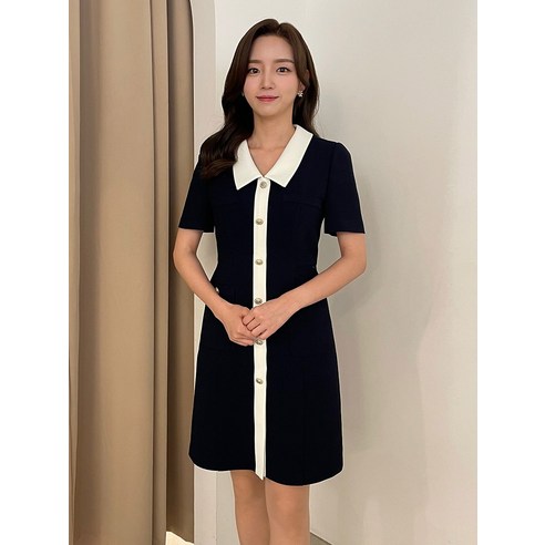 259206 [올리브데올리브] H라인 미니 원피스 OW2MO4220