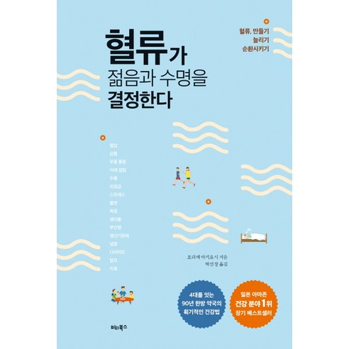 혈류가 젊음과 수명을 결정한다:혈류 만들기 늘리기 순환시키기, 비타북스, 호리에 아키요시 
건강 취미