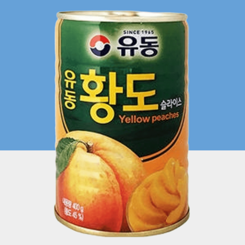 유동 황도슬라이스 400g(택배비 24개마다) 달콤한 기본 안주, 400g, 6개