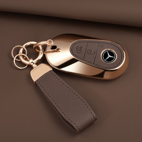 벤츠 오너의 품격을 높이는 HAKO 소프트 가죽 TPU 차키 케이스: 섬세한 보호와 세련된 스타일의 조화 벤츠키케이스