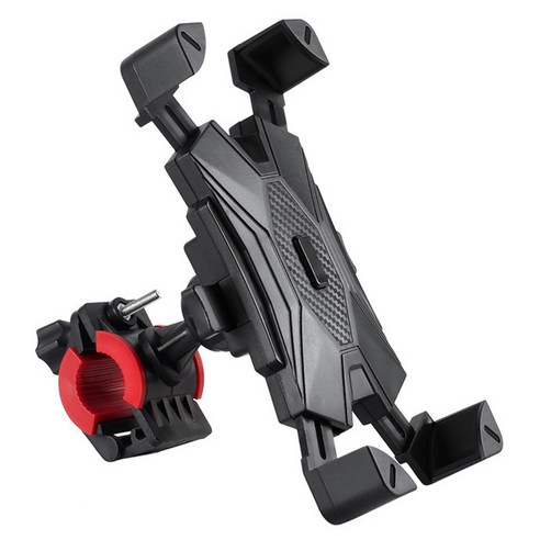 댓츠댓 떨림 제로 자전거 핸드폰 거치대, Black, 1개