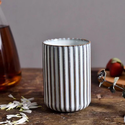 YSHOULD다이아몬드 원색 머그컵 300ml 1개, 흰색