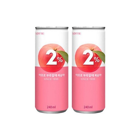롯데 이프로 부족할때 복숭아 240mlx30캔/1box, 30개, 240ml