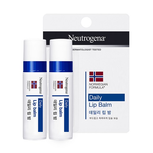 촉촉함과 자외선 차단을 동시에! 뉴트로지나 립밤으로 입술 건강을 지키세요.