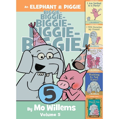 [코끼리와꿀꿀이] An Elephant & Piggie Biggie! 1-5권 (Hardcover) 선택구매, 5.. Elephant & Piggie 5 Best Top5