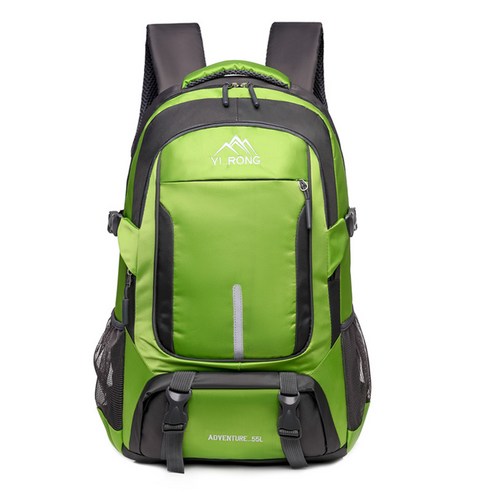남자 여행 가방 아르바이트 가방 캐주얼 여행 패션 숄더 가방 등산 가방 짐 숄더 가방, 초록색