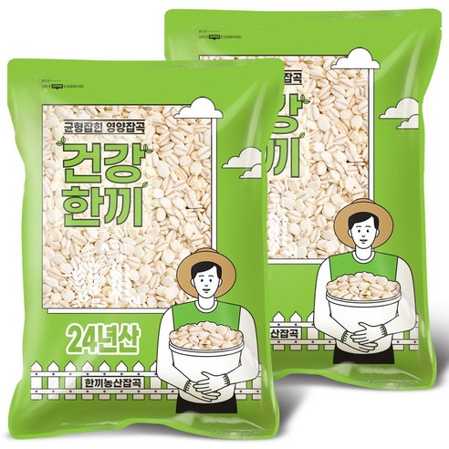 늘보리압맥 8kg(4kg+4kg), 2개, 4kg 고창찰보리