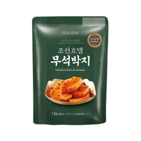 조선호텔김치 무석박지 1kg, 1개