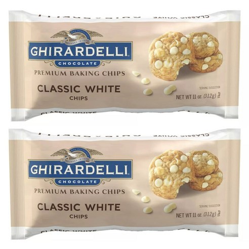 기라델리 프리미엄 베이킹 칩 클래식 화이트, Classic White Chip, 2개