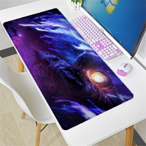 오리와 Wisps 마우스 패드 게임의 의지 대형 Dywan 게이머 키보드 데스크 매트 테이블 카펫 Mousepad XL XXL 900x400, 5_180x220x2mm