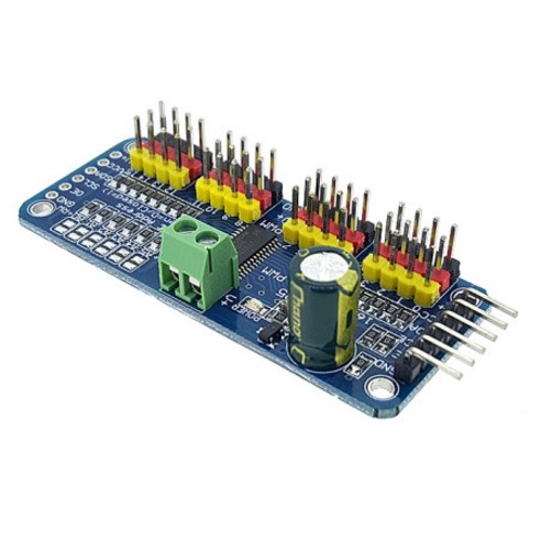 [파츠키츠] 16채널 서보모터 드라이버 PCA9685 PWM LED컨트롤러 12비트 IIC I2C 인터페이스 - 기타 | 쿠팡