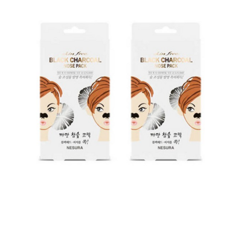 스킨후리 까만 참숯 코팩, 8매입, 2개