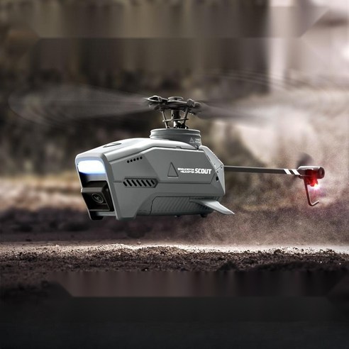 RC 헬기 L1 드론 촬영 카메라 초보자용 헬리콥터, 싱글 그레이, 1개 RC완구/부품