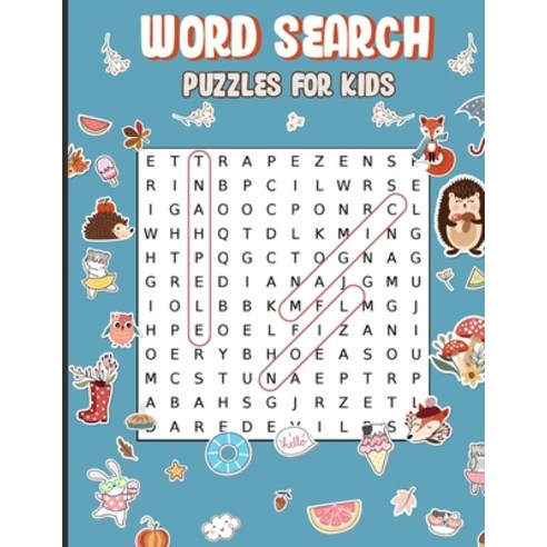 (영문도서) Word Search Puzzles for Kids: Amazing Fun Word Search Puzzles With Answers for Kids Ages 8-10... Paperback, A.Q.Seven, English, 9781006881718