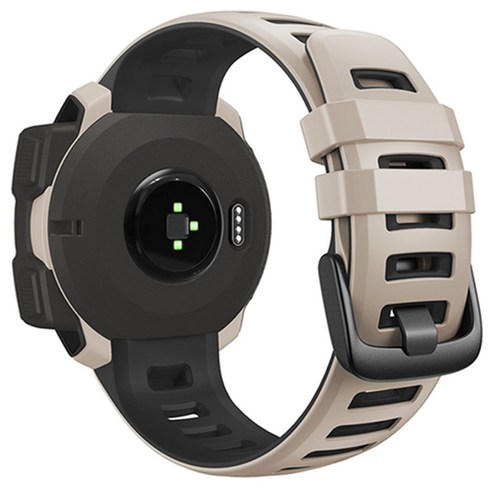 Garmin Instinct 2 시계대 프리미엄 투톤 고무 손목 밴드 가민 교체 스트랩, For Garmin Instinct, #5