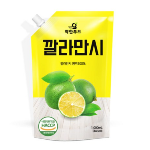 착한푸드 깔라만시 원액, 1L, 4개