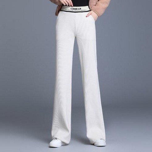 뉴욕멋쟁이 케비어 여성 밴딩 바지: 쫀쫀하고 날씬한 여성용 바지