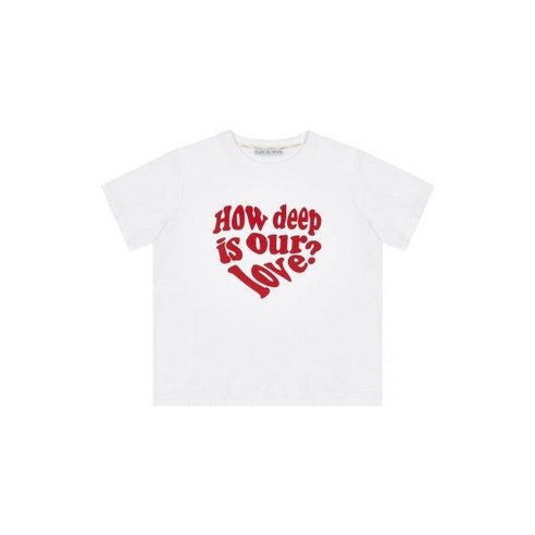 -100%정품 - 러브이즈트루 IN LOVE T-셔츠(WHITE)