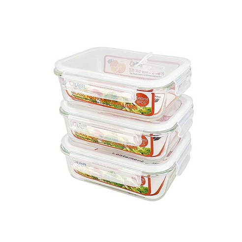 요리, 보관, 서빙에 이상적인 밀튼 오븐글라스 내열유리 밀폐용기