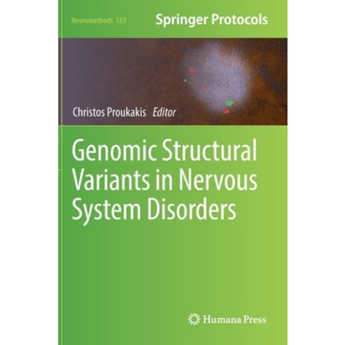 (영문도서) Genomic Structural Variants in Nervous System Disorders Hardcover, Humana, English, 9781071623565