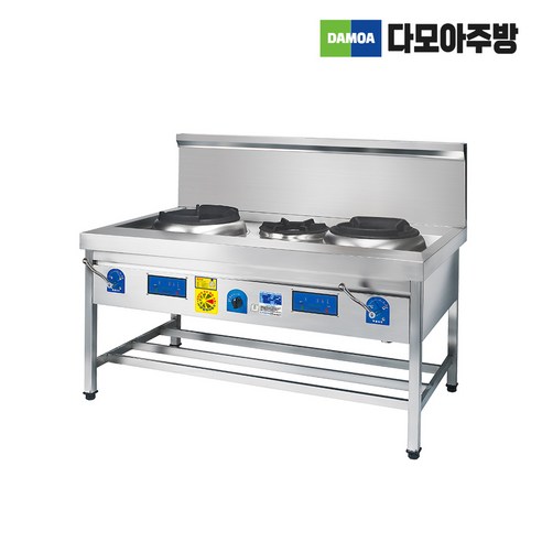 [다모아주방]업소용 중화렌지 1구 2구 육수렌지 면렌지 해면기 가마솥 튀김기 중식 중국집 LPG LNG, 중화2구가스육수