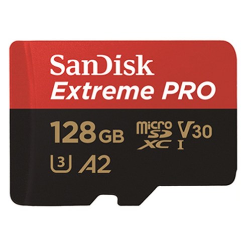샌디스크 익스트림프로 마이크로SD카드 SDSQXCY, 128GB, 1개