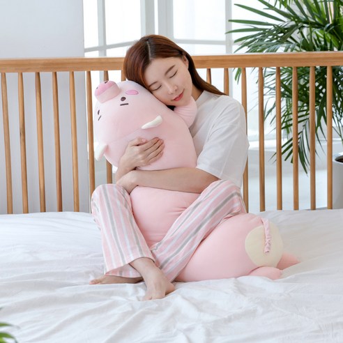 주올로지 짱귀여운양인형 보들보들 쿠션 동물애착인형, 화이트, 40cm 삼색냥모찌인형귀여운국민수면애착동물봉제고양이쿠션 Best Top5 10 조우니 모찌 항균 피그쿠션 돼지쿠션, 모찌항균 피그쿠션