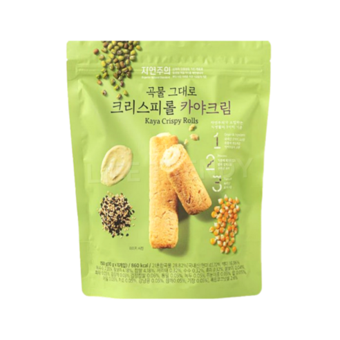 자연주의 곡물 그대로 크리스피롤 카야크림 150g