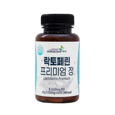 장용성 락토페린 다이어트 300 14정 식약처 기능성원료 인증 lactoferrin diet / 3000mg 락토페린 프리미엄 정 60정 해썹인증 haccp [사은품 증정], 1개