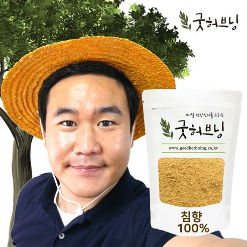 굿허브닝 침향 가루 분말 효능 차 100g, 1개