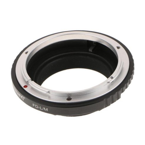 FD 렌즈용 FD-LM 렌즈 어댑터 - 라이카 M LM 마운트 M240 M240P M3 M2, 설명, 블랙, 금속