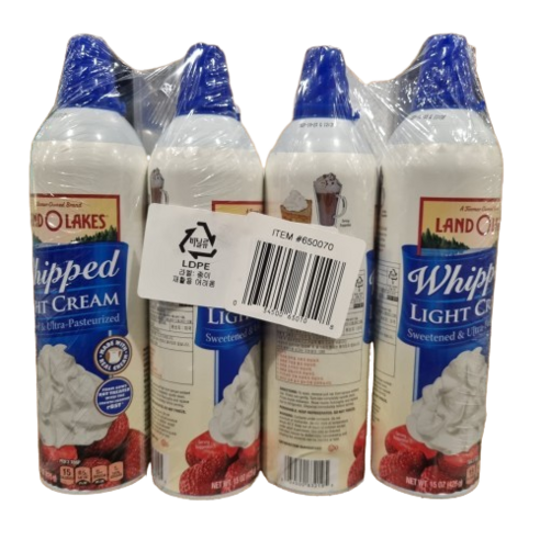 부드러운 달콤함의 향연, 랜드 오 레이크 휩트 라이트 스프레이 휘핑 크림 코스트코휘핑크림