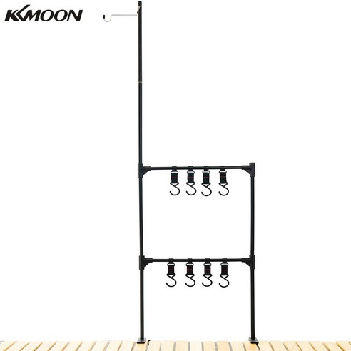 KKmoon 캠핑행어 캠핑 테이블 행어 선반거치대 캠핑행어, 모델2