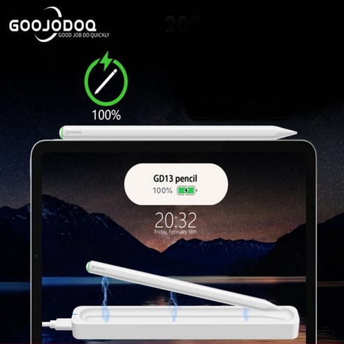 GOOJODOQ 구조독 13세대 애플펜슬 무선충전 펜슬촉, 1개, 2 tips charger case